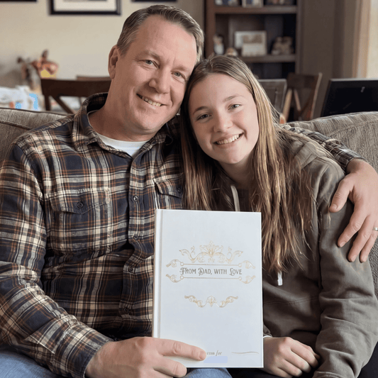 What should a father give his daughter before she leaves for college?