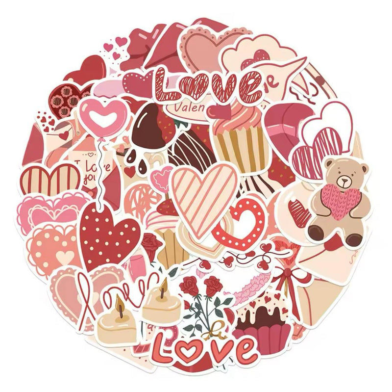 Stickers "LOVE" (60 pcs)